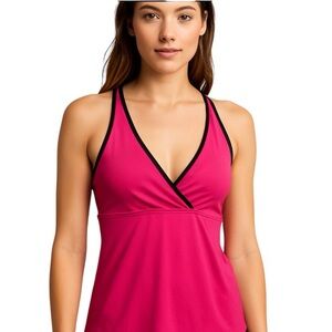 Athletic works cross over work out top, yoga, gym, hike, casual wear, size M